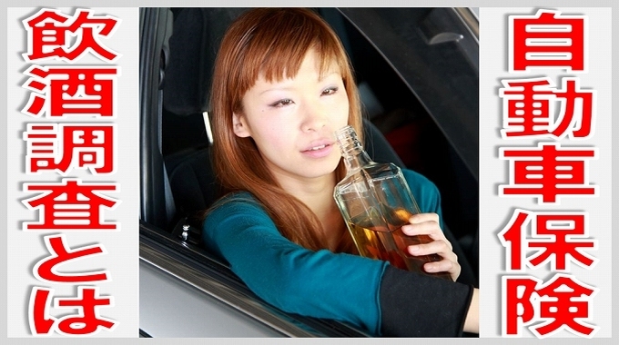 自動車 保険 飲酒 調査　サムネイル
